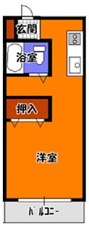 1-H 間取り図