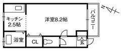 1-102 間取り図