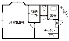 1-F 間取り図