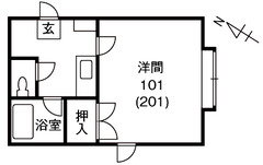 101 間取り図