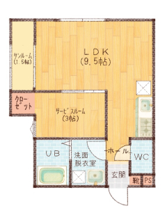 101 間取り図
